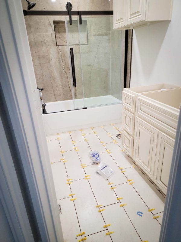 Bathroom Renovation Half bath